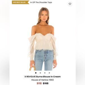 House of Harlow 1960 Burna Blouse